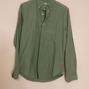 American Eagle Outfitters Olive Button Down Shirt